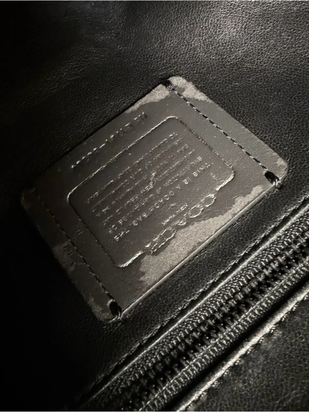 Coach Black Leather & Suede Satchel Top Handle Bag Turnlock Crossbody Purse